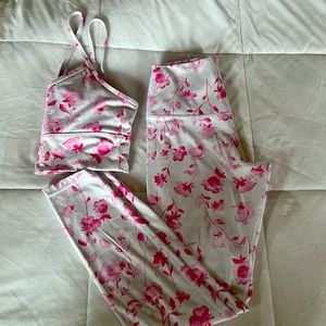 Workout matching set.